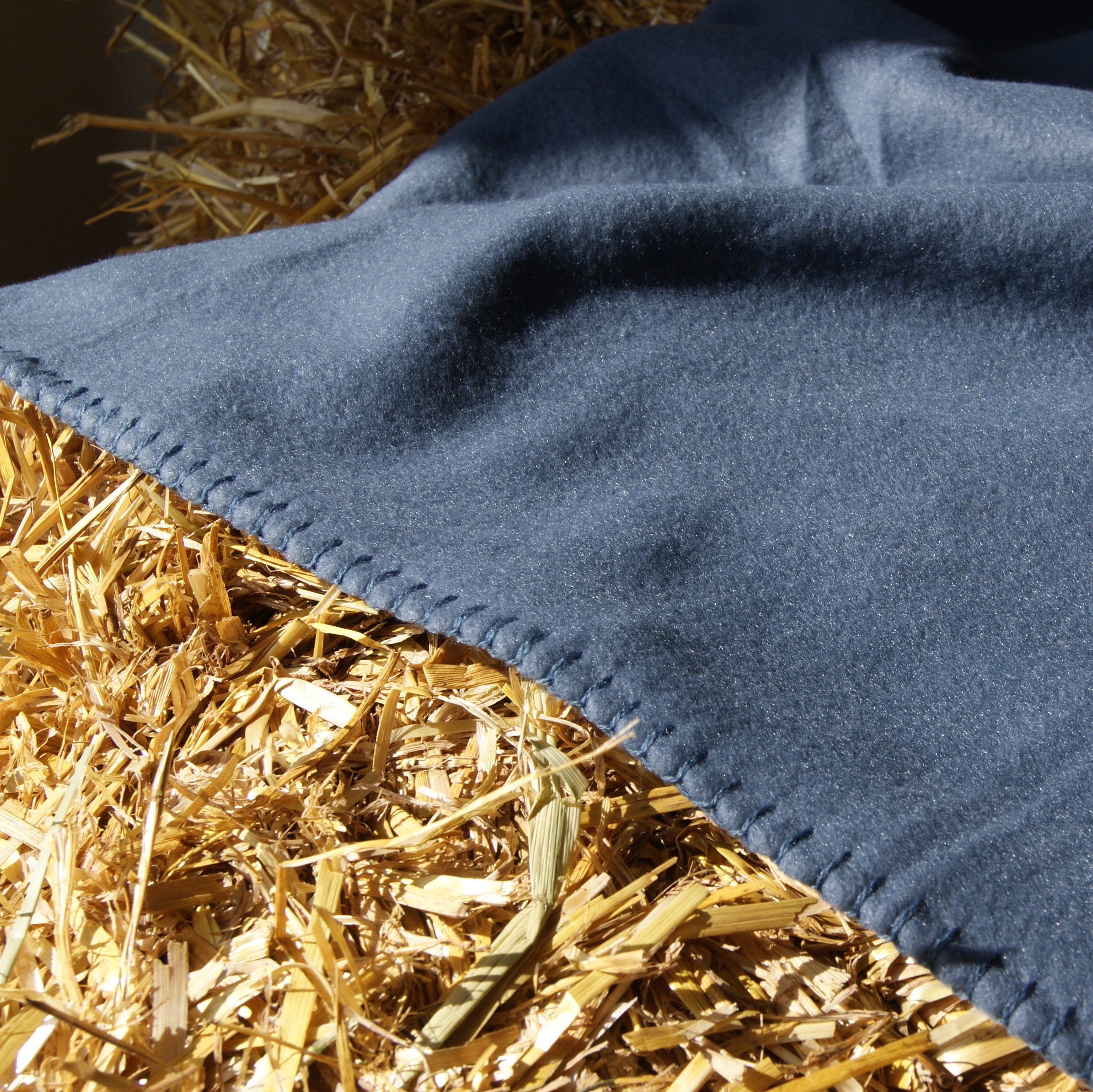 cornflower blue fleece blanket